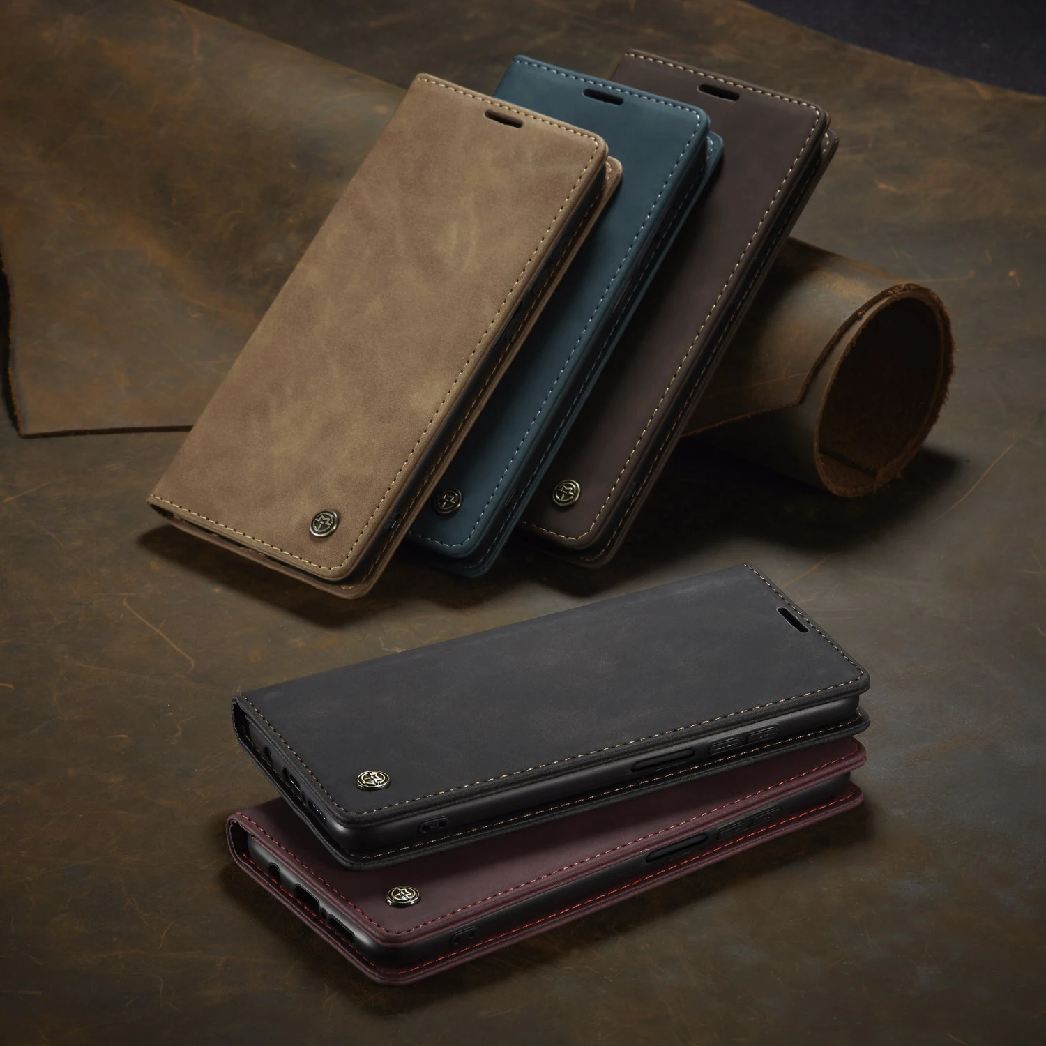 xiaomi leather case glass CaseMe For Xiaomi Redmi Note 9 Pro Max Flip Cover Redmi Note9S Magnetic Wallet Leather Case For Redmi Note 9S Luxury Flip Case xiaomi leather case handle