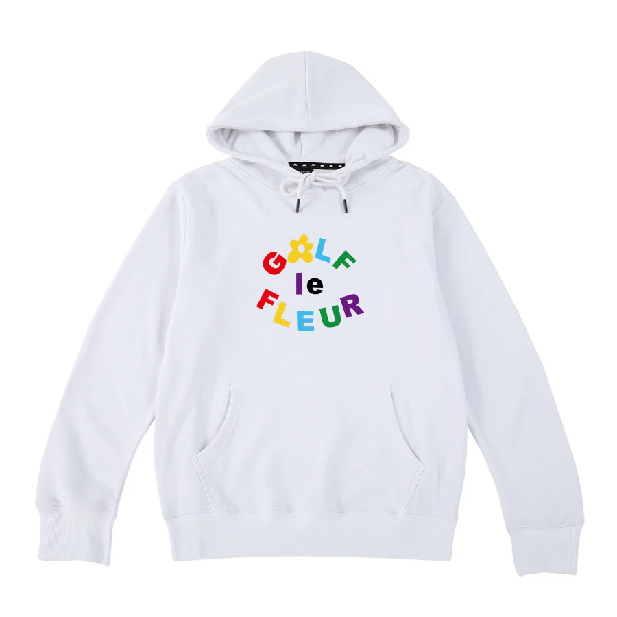 Принадлежности для гольфа для мальчиков с цветочным узором Tyler The Creator толстовки забавные OFWGKTA кататься на коньках рисунок Frank Ocean кофты унисекс для мужчин и женщин; хлопок - Цвет: Белый