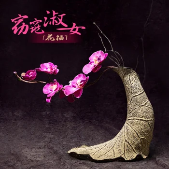 

ew Chinese style dried flower vase decoration home accessories retro living room desktop art creative gift small fresh flower in