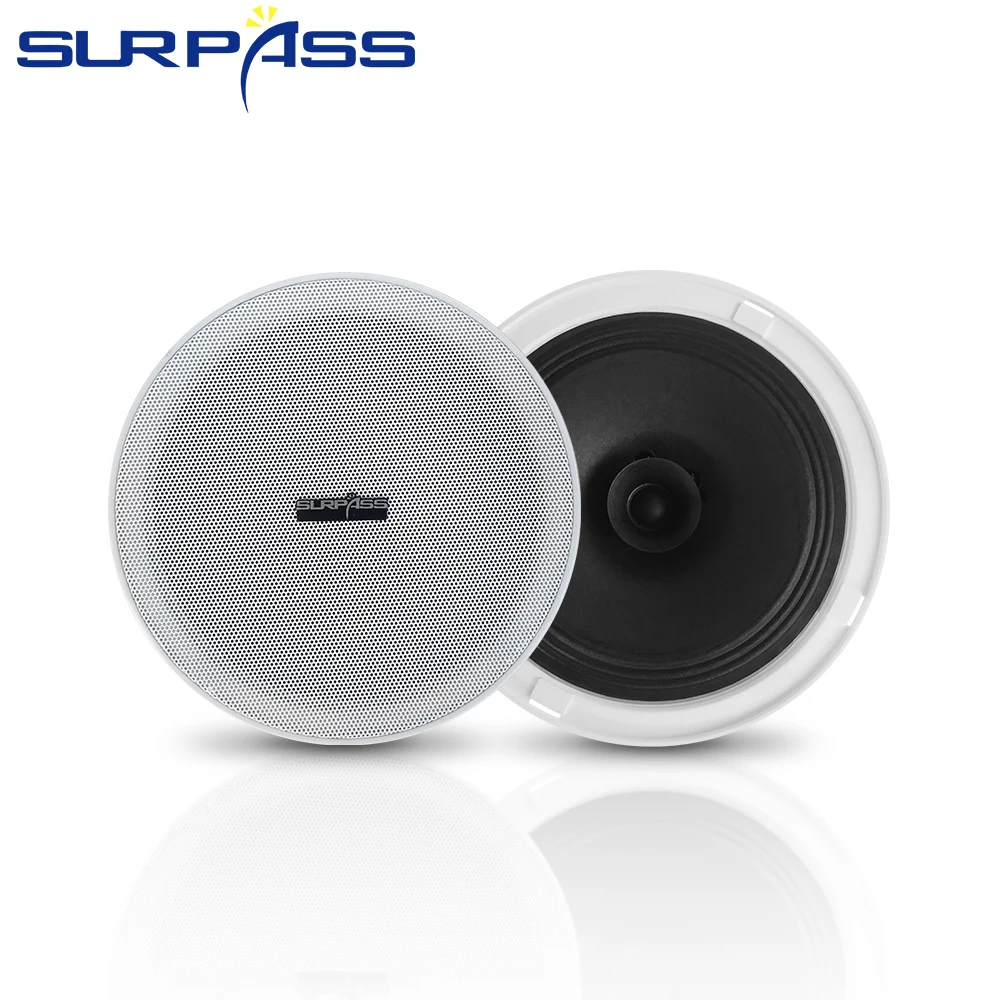 Потолочный динамик PA System HiFi стерео звук Домашнее аудио 15 Вт без рамки Узкий 6