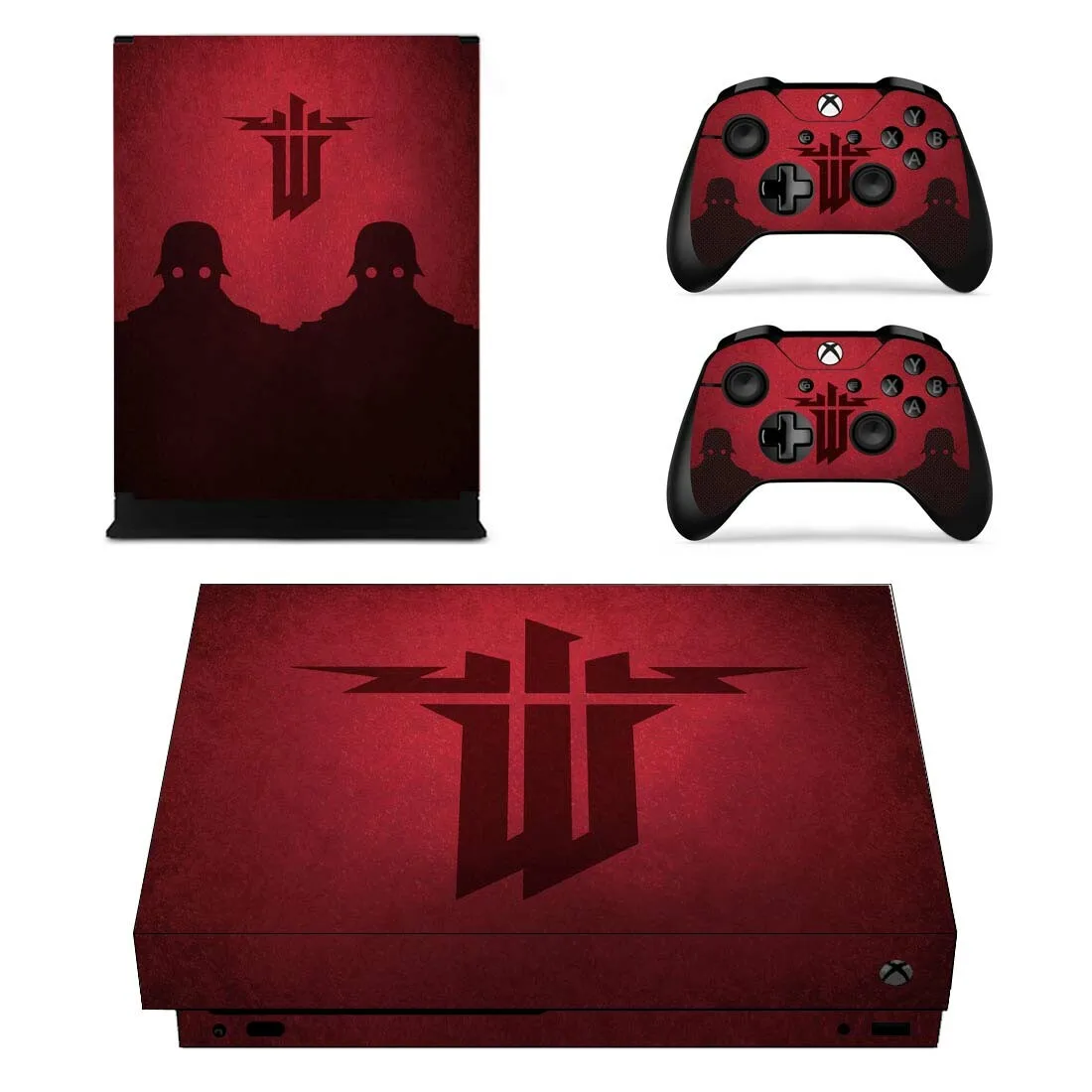 Wolfenstein: Youngblood стикер s для Xbox One X виниловые наклейки на кожу Наклейки Обложка Pegatinas Adesivo для Xbox one X консоли пульты дистанционного управления