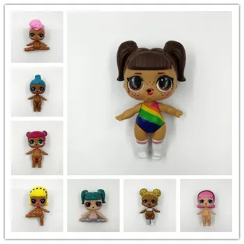 

Original LOLs Dolls L.O.L. SURPRISE! 8cm Big Sister Dolls Change Color without Dress Clothes Kids Girls Birthday Gift