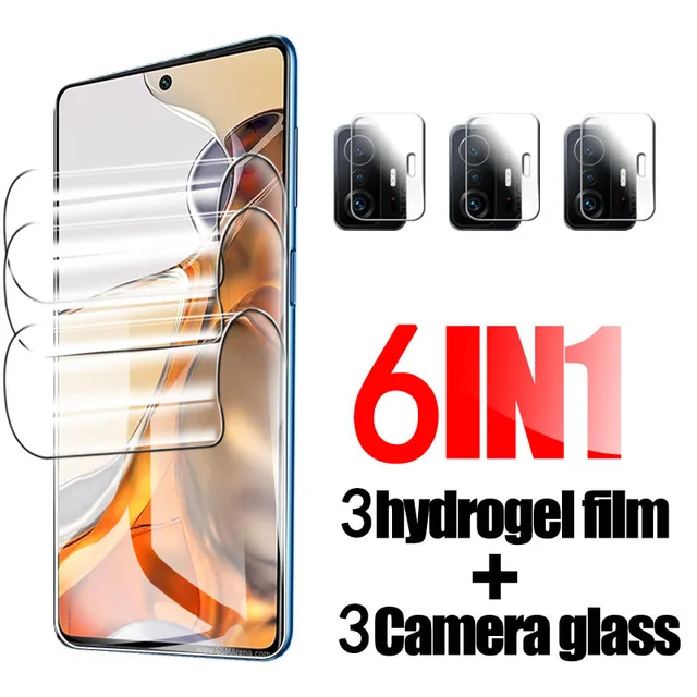 Hydrogel Film For Xiaomi 11T Pro Camera Tempered Glass Xaomi Xiomi Mi 11 T Mi11T 11TPro T11 Screen Protector Cover Protective 1