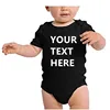 YOUR TEXT HERE Baby Romper Customize Newborn Baby Boy Girl Onesie Cotton Short Sleeve Infant Baby Clothes 4