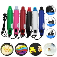 220V/110V/230V Mini Heat Gun Portable Electric Hot Air Gun Handheld Shrink Heat Tool for DIY Embossing Heat Tool Gun 1Pcs New