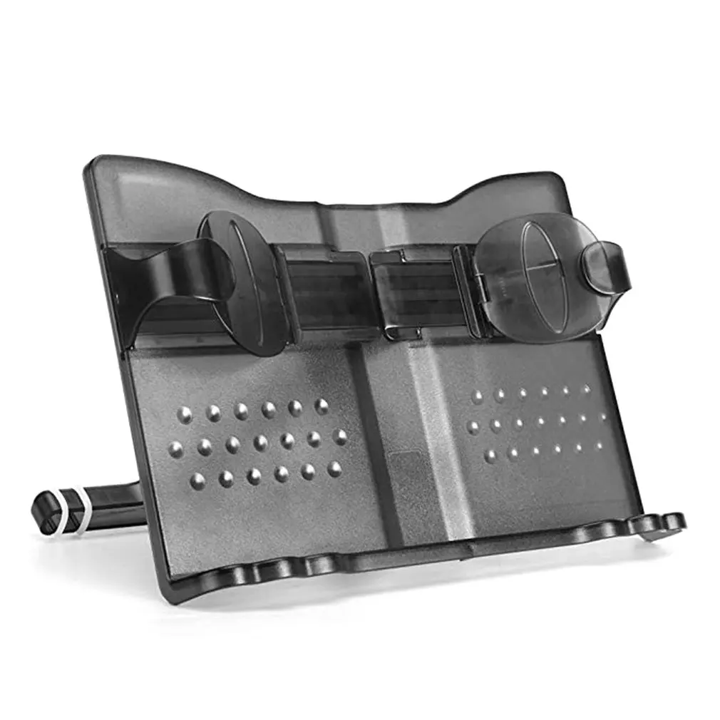 

Book Reading Stands Plastic Book Stand Hold 180 Angle Adjustment Cat Type Bookstand Portable Cookbook Holder