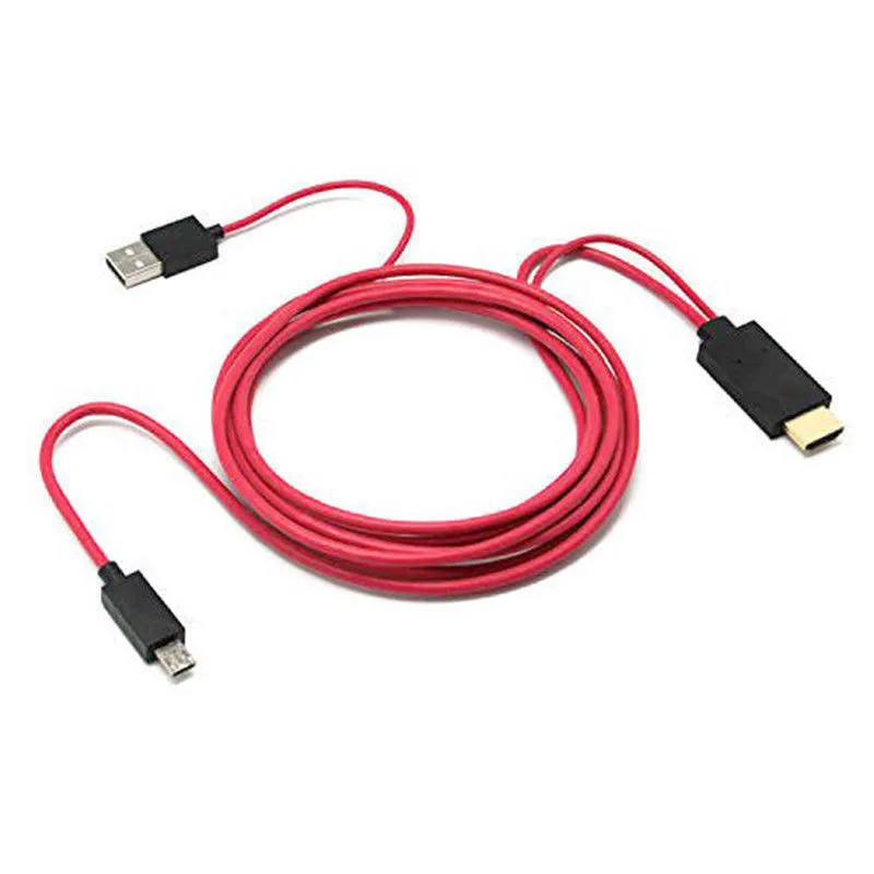 Горячая микро USB к HDMI 1080p кабель ТВ AV адаптер Мобильные Телефоны Планшеты HD ТВ кабели для передачи данных