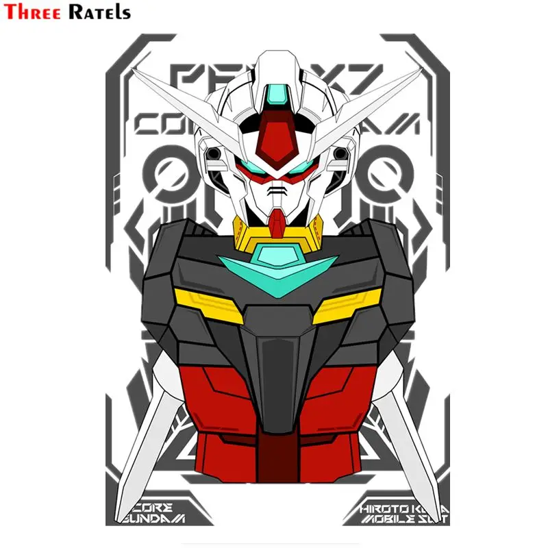 3D наклейки для автомобиля и мотоцикла Three Ratels FC462 Core Gundam | Автомобили мотоциклы