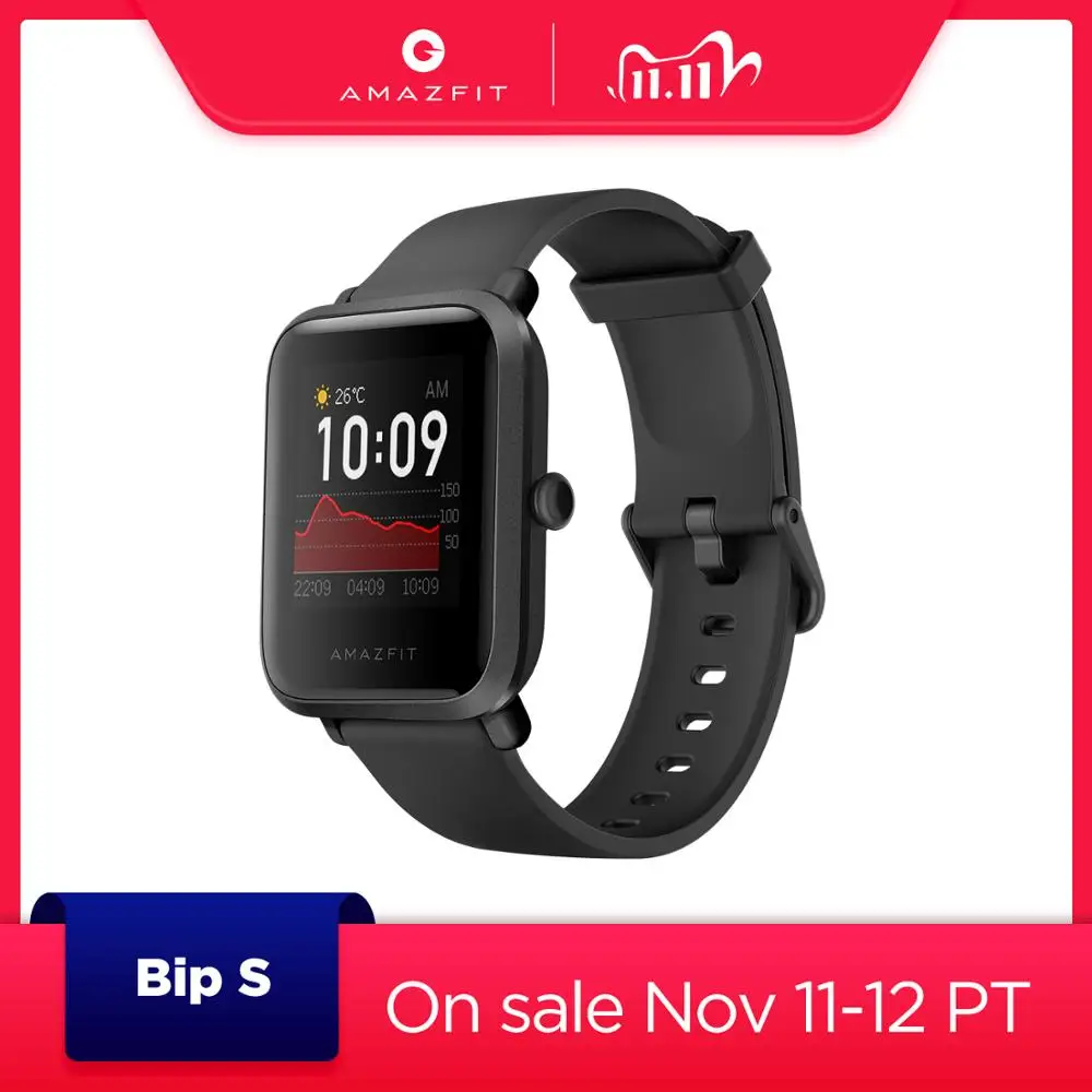 In Stock 2020 Global Amazfit Bip S Smartwatch 5ATM waterproof built in GPS GLONASS Bluetooth Smart Watch for Android iOS Phone|Smart Watches| - AliExpress