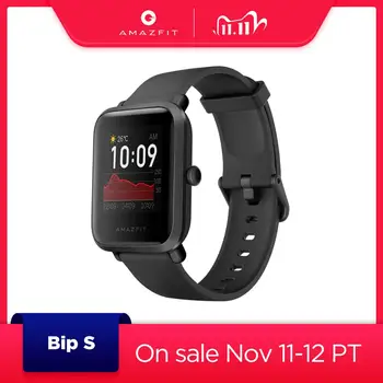 

In Stock 2020 Global Amazfit Bip S Smartwatch 5ATM waterproof built in GPS GLONASS Bluetooth Smart Watch for Android iOS Phone