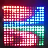 1 шт. 16x16 пикселей WS2812B светодиодный чип радиатора цифровая индивидуально Адресуемая светодиодная модульная панель Гибкая DIY Плата дисплея ... ► Фото 2/6