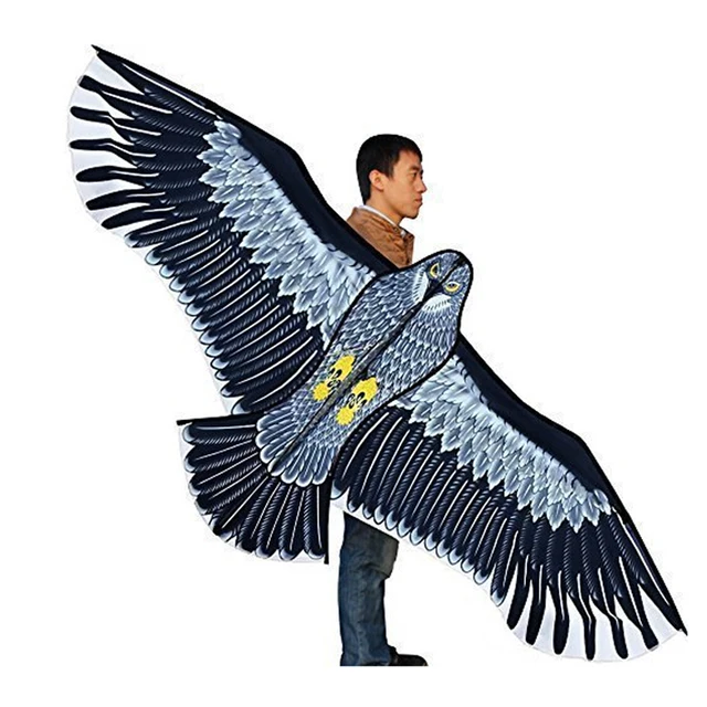New Toys 1.8m Power Brand Huge Eagle Kite With String And Handle Novelty Toy Kites Eagles Large Flying 1