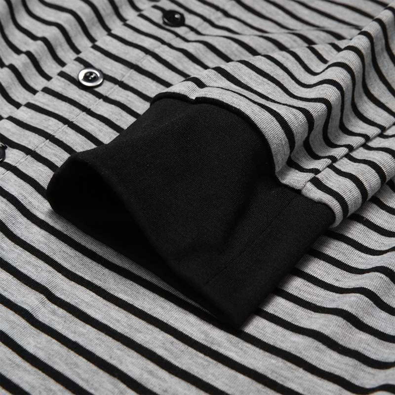 Male Underwear 3Xl Mens One Piece Pajamas Jumpsuit Homewear Striped Long Sleeve Comfortable Button Sleepwear Nightwear Pajamas men bodysuits men jumpsuits