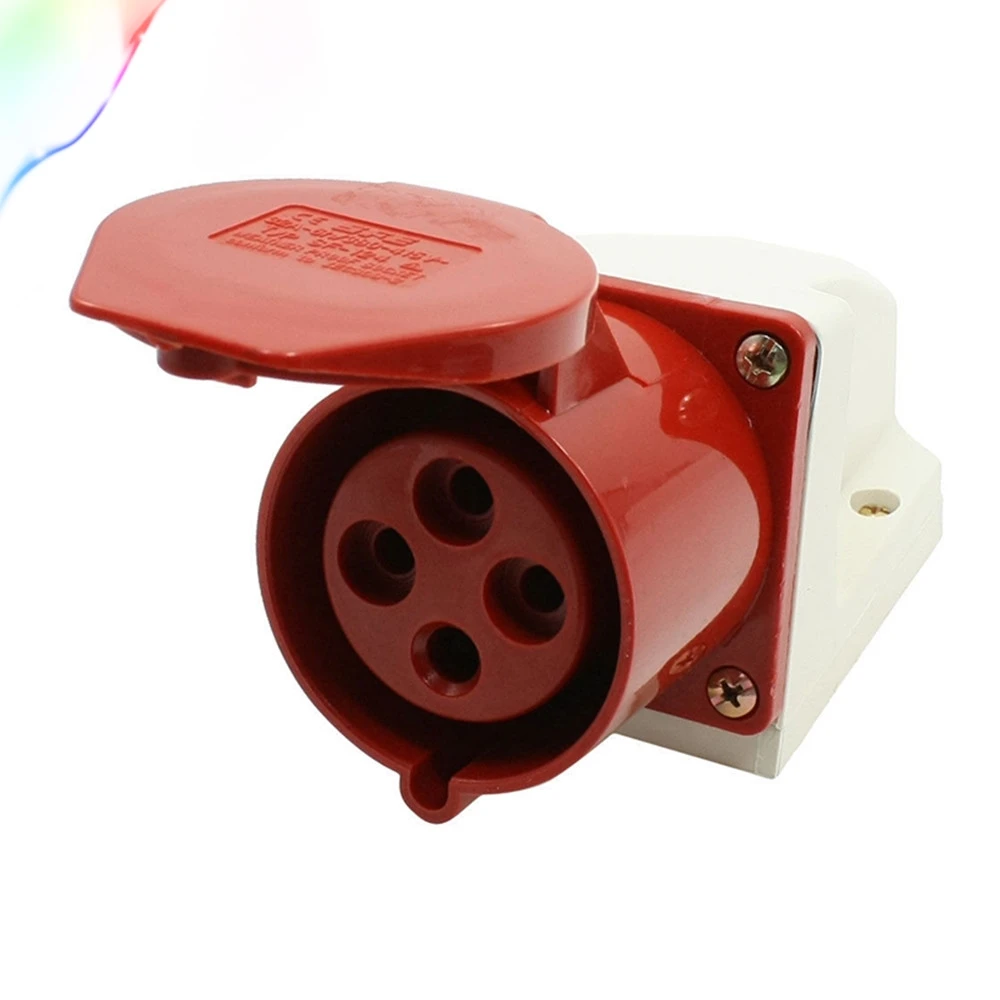 

AC 380-415V 32A Red Water Proof IP67 3P+E IEC309-2 Industrial Socket