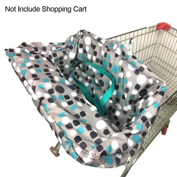 

Multifunctions High Chair Cover Non-Slip Mat Durable Seat Cover For Baby Foldable Polyester For Shopping Cart