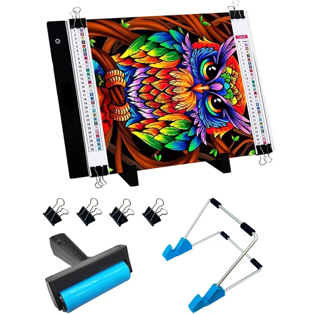 A3 Drawing Tablet Board USB Powered Dimmable LED Light Pad with Optional  Stands for Drawing, Tracing, Diamond Painting Roller - AliExpress