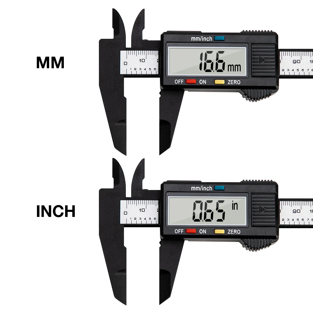 Цифровой штангенциркуль 6 дюймов Электронный штангенциркуль 150 мм Микрометр цифровая линейка, измерительный инструмент 100 мм 0,1 мм