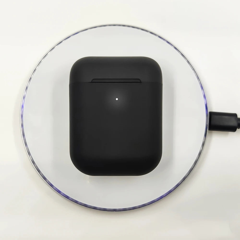 i200B black Беспроводная Bluetooth гарнитура i200 tws стерео наушники с шумоподавлением Беспроводная зарядка сенсорные Bluetooth 5,0 наушники для Xiaomi - Цвет: i200B black