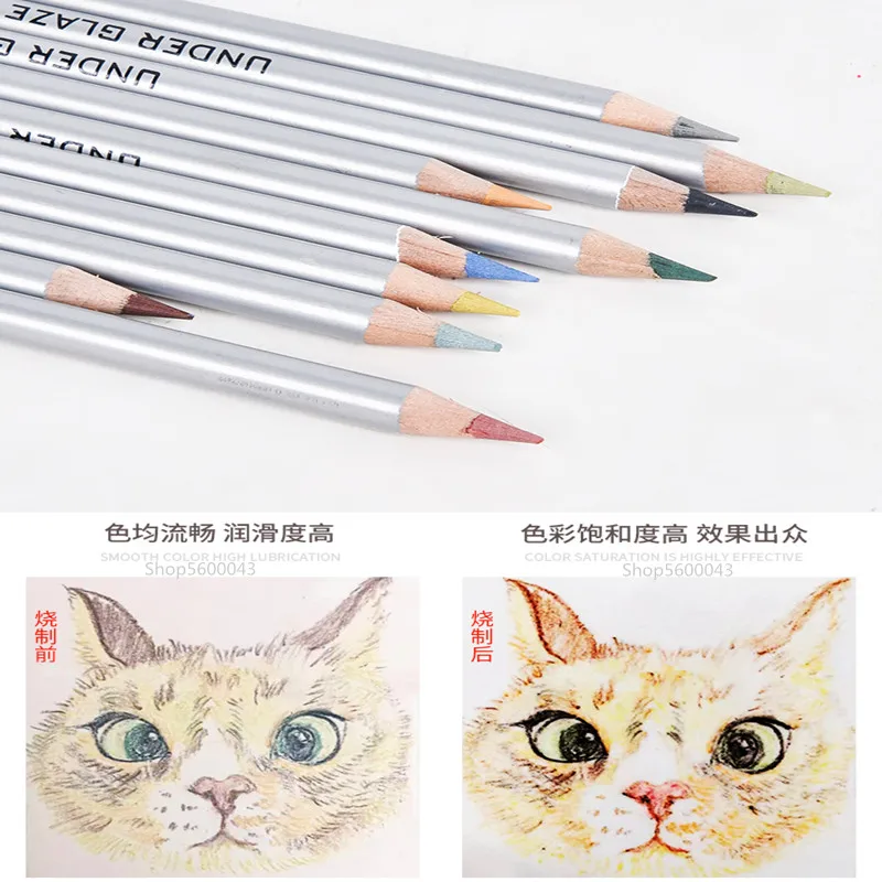 Ceramic Art Under-Glaze Color Pencil – DIY Hand-Painted Glaze Powder Pen 5