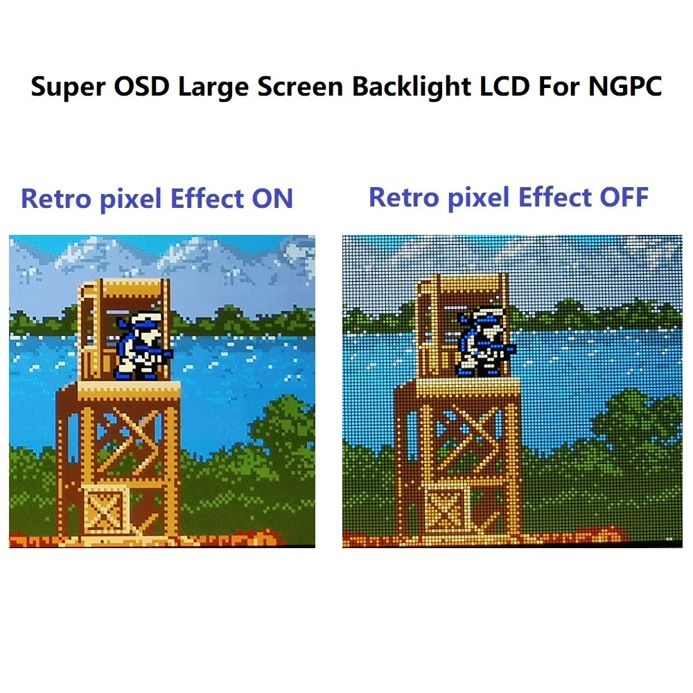 Lcd para Ngpc Lcd para Neogeo Super Versão Grande Tela Ips Backlight Bolso Cor Game Console Osd - Image 3