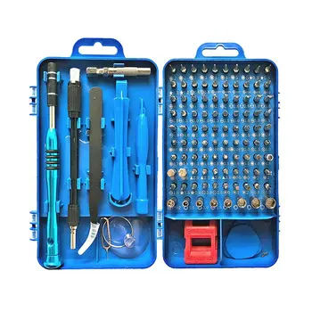 

110 In 1 Precision Screwdriver Kit Accessory Set for iPhone Laptop PC Watch CR-V Steel Mini DIY Hand Work Repair Tools