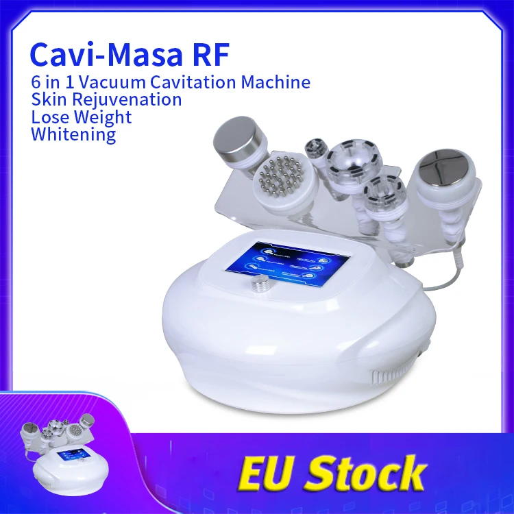 High Quality 80k Ultrasonic Cavitation Fat Removal Body Slimming Skin Tightening Machine with Vacuum Multipolar Handles | Красота и
