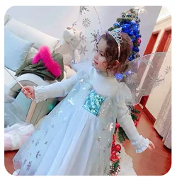 Meninas 3 pçs traje de fadas princesa asas borboleta com varinha e coroa para festa de aniversário feriado natal cosplay