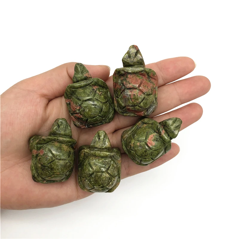 Natural Crystal Turtle High Quality Hand Carved Polished Crystal Animal Healing Stones Decor Gifts Natural Stones and Minerals