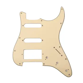 

GSSH04 SSH 2 Holes 3 Layer Electric Guitar Pickguard Scratch Plate for Guitars PXPF