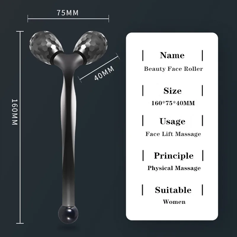3d роликовый массажер для лица Массажер всего тела в форме V лифтинг красота