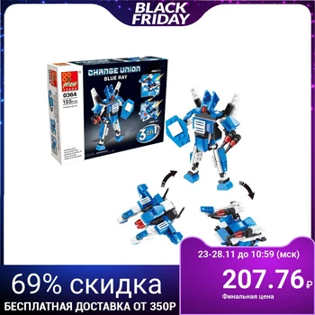 

Robot constructor, 3 Assembly options, 105 parts