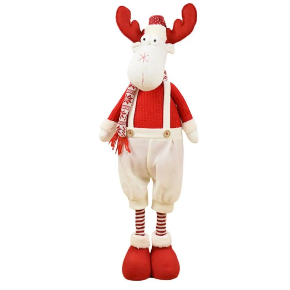 16 видов стилей 1/3 шт. большой Размеры Рождественские куклы Санта Клаус снеговик олень кукла украшения год Рождественский подарок - Цвет: 85cm Elk 403
