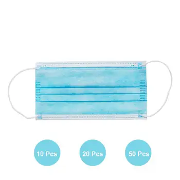 

100psc Disposable PM2.5 Anti-fog Dustproof 95 Face Mouth Mask Windproof Outdoor Safety Masks Home Bacteria Proof Face Mouth Mask