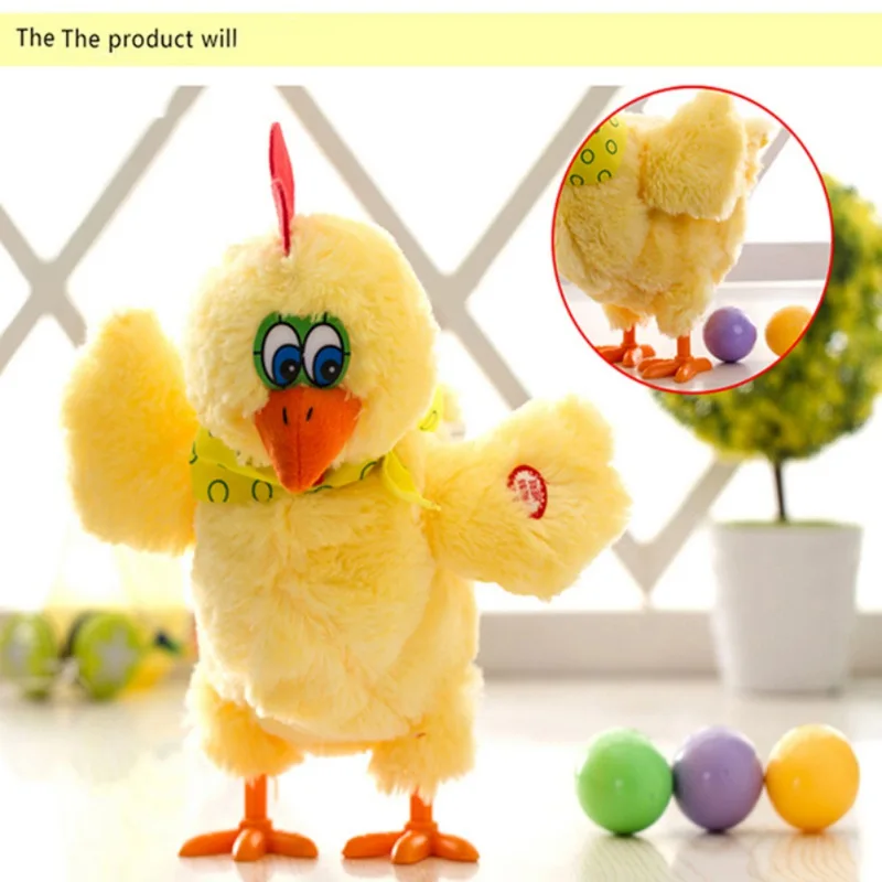 

Funny Electric Musical Dancing Chicken Laying Egg Doll Raw Crazy Singing Dancing Electric Pet Plush Toy8