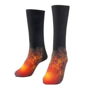

Unisex Winter Thicken Electric Heating Socks Battery Operated Outdoor Skiing Cycling Sport Heated Hosiery Foot Warmer