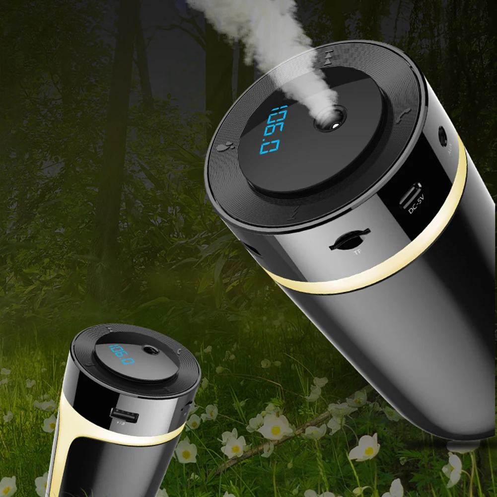 Автомобильный Bluetooth fm-передатчик громкой связи телефон зарядное устройство увлажнитель радио адаптер автомобильный carros интерьер Новые популярные аксессуары