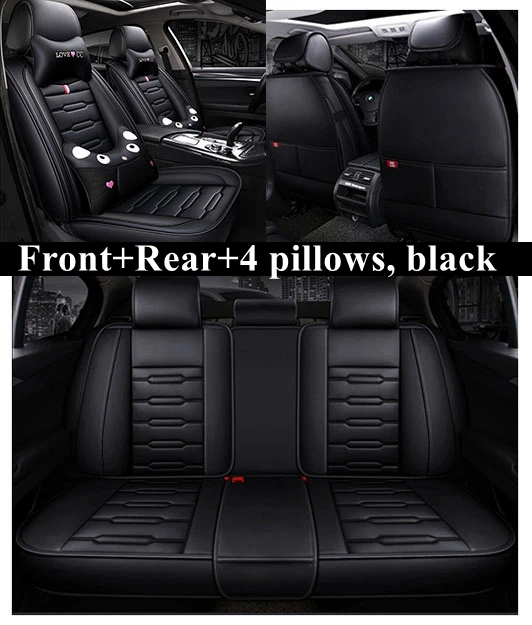 cartoon black luxury Чехол на Автокресло для KIA rio 3 Ceed RIO sportage Rio 4 Cerato Soul Sportage Carnival Maxima Picanto Optima SHUMA K2 K3 K4 K5 - Название цвета: cartoon black luxury