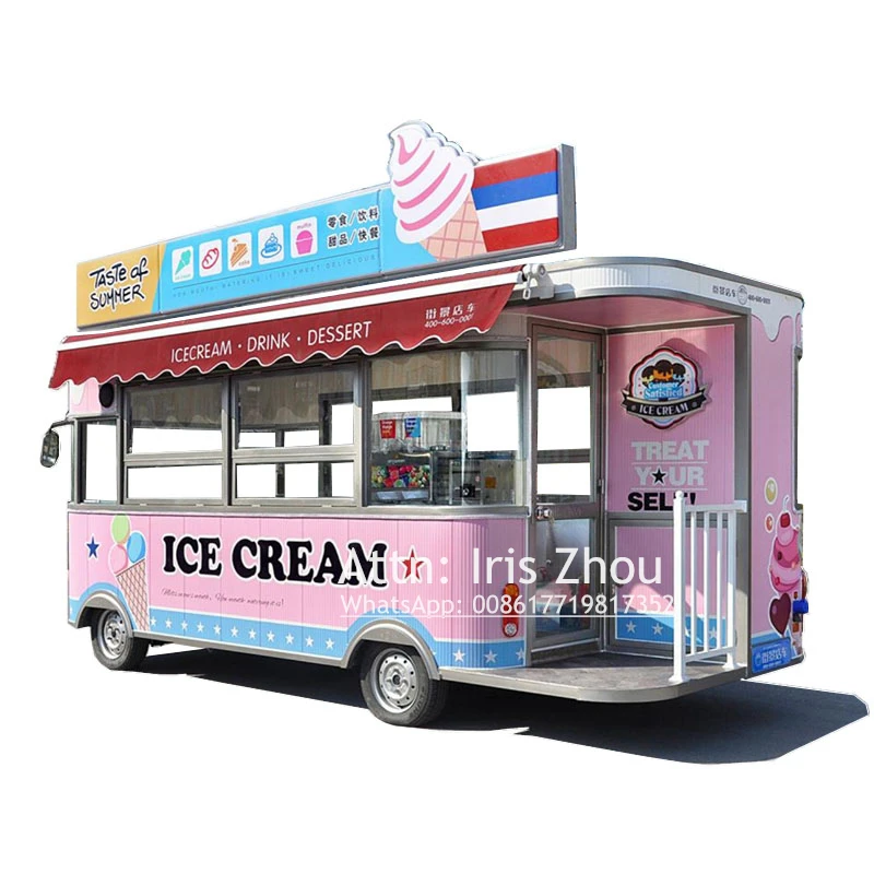 Food Truck Electric Type Hot Sale In Usa Food Van Electric Type Popular