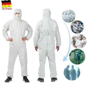 

SMS Medical Coverall Hooded Hazmat Suit Protective Surgical Suit Protection Disposable clothing Antibacterial protection