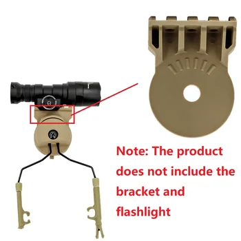 

For mounting tactical lights helmet bracket accessory kit tactical headset helmet pelcom comtac i ii iii bracket ARC rail adapte