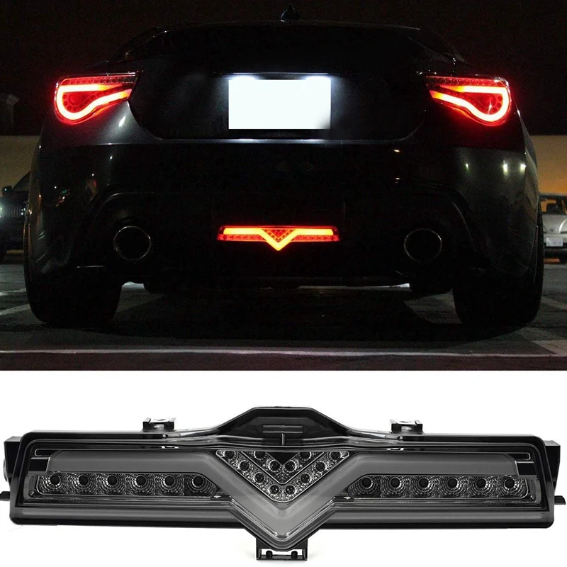 Светодиодный задний бампер тормозной светильник s в сборе 3-й указатель поворота Задний Противотуманный светильник комплект для Toyota-Up Subaru BRZ 2013- Scion FR-S 2013