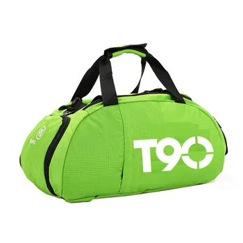 2019 New T90 Men Sport Gym Bag Women Outdoor Gym Fitness Bags Separate Space for Shoes Pouch Rucksack Hide Backpack 5