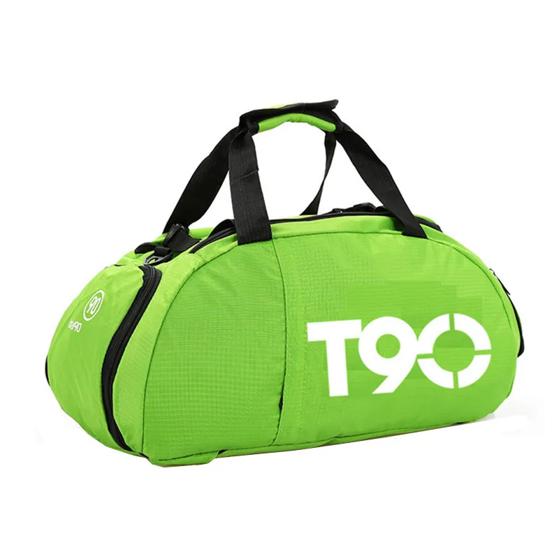 2019 New T90 Men Sport Gym Bag Women Outdoor Gym Fitness Bags Separate Space for Shoes Pouch Rucksack Hide Backpack