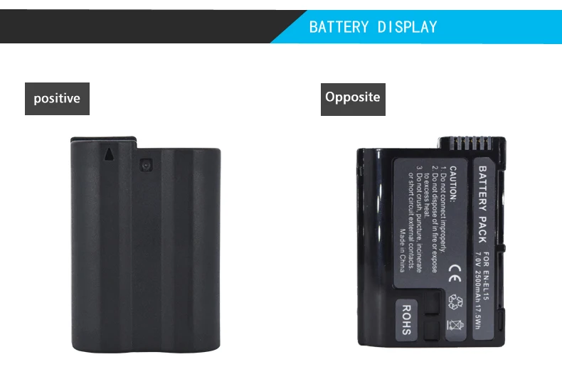 2 шт. EN-EL15 RU EL15 ENEL15 EL15A Батарейки+ ЖК-дисплей Dual USB Зарядное устройство для Nikon D600 D610 D600E D800 D800E D810 D7000 D7100 d750 V1