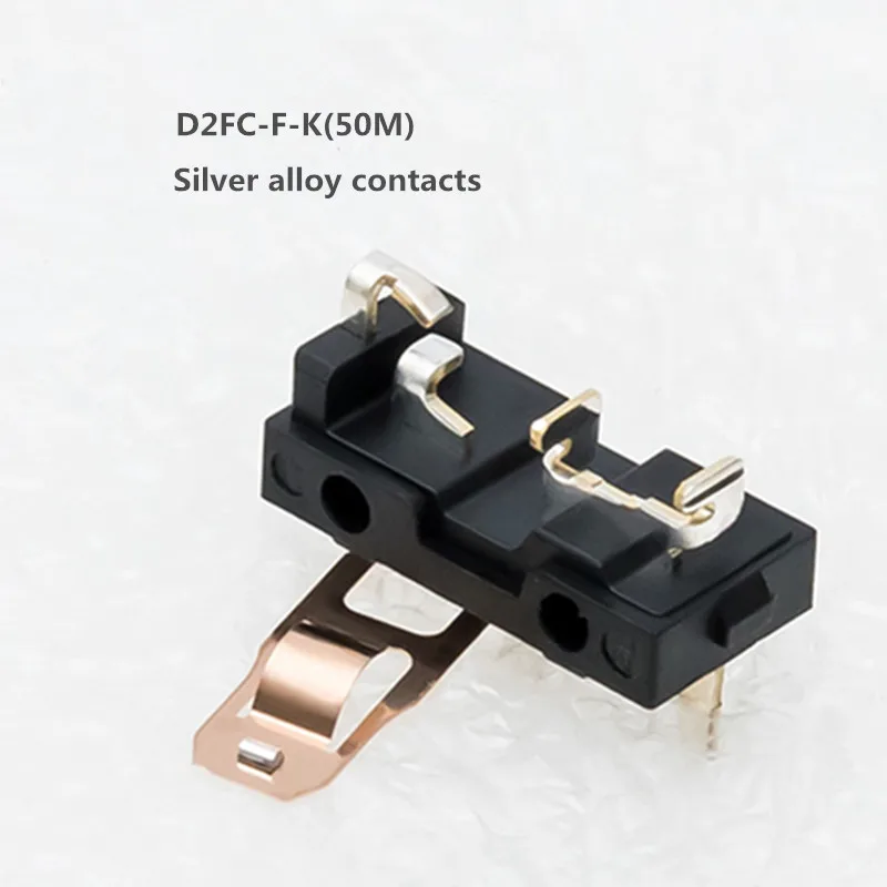 5 шт. стиль мышь Omron micro swtich D2FC-F-K(50 м) синяя точка кнопка мыши лучше совместима с D2FC-F-7N 10 м 20 м