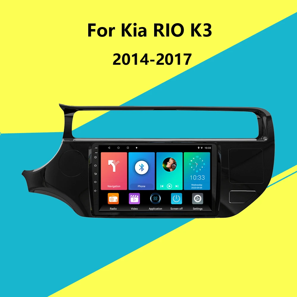 Для Kia RIO K3 2015 2016 2017 2 Din 9 дюймов Android 8 1 Автомобильный мультимедийный плеер