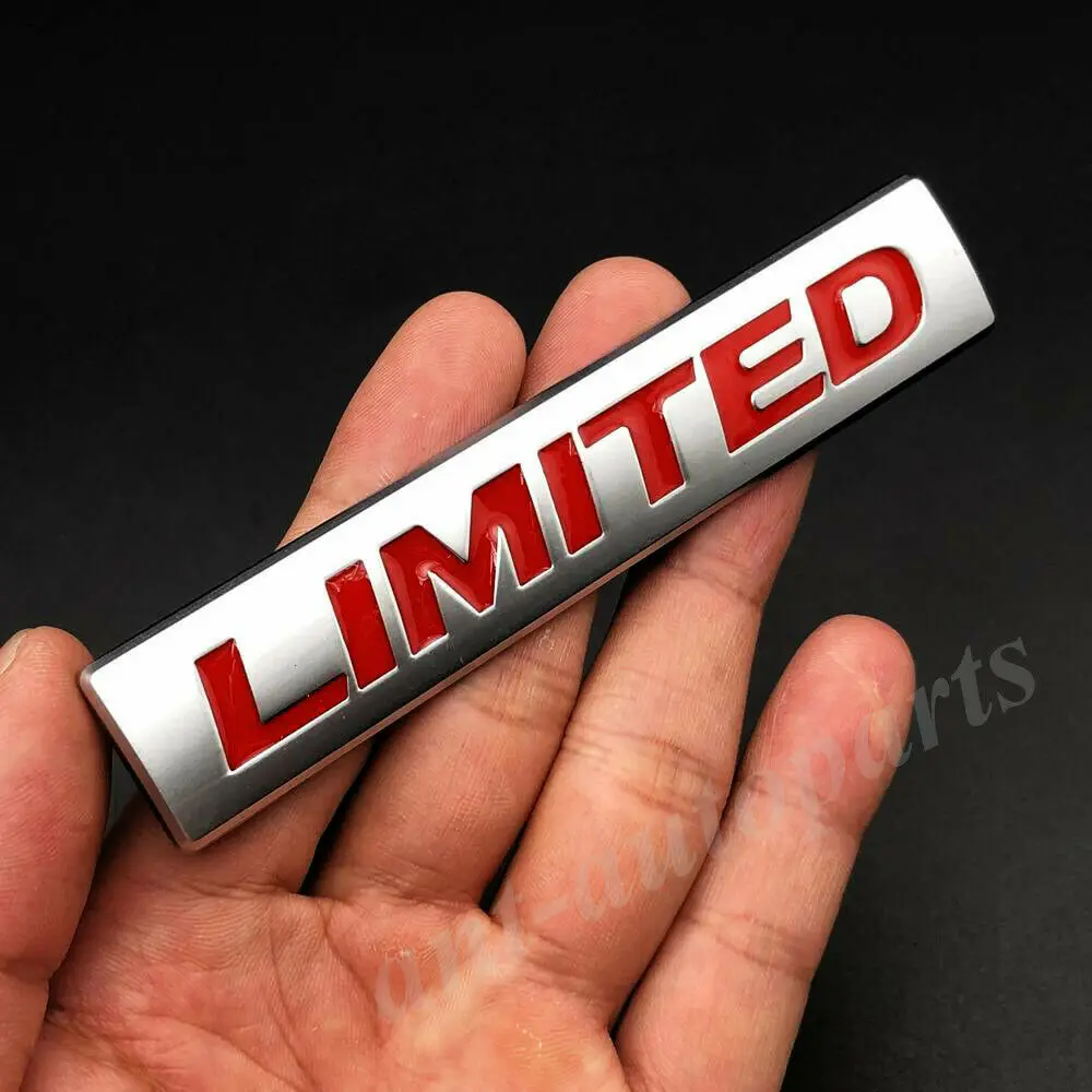 

3D Metal Matte Limited Edition Auto Car Trunk Rear Emblem Badge Decals Sticker