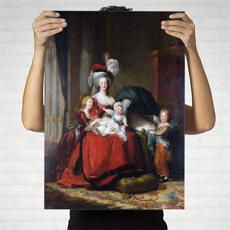 

France Giclee Canvas Print Painting Core Customizable Elizabeth Louis si wei Thermal Lebrun Portrait