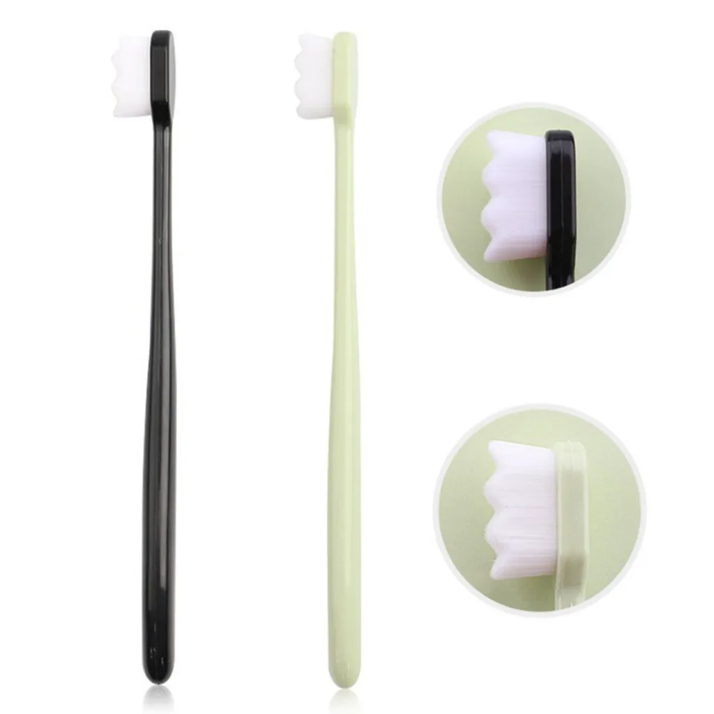 12000 плотная Щетина зубная щетка ультратонкая бамбуковое древесное волокно мягкая пушистая зубная щетка для беременных женщин Мягкая зубная щетка для волос