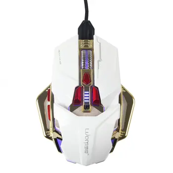 

LUOM X6 8D 3200DPI Optical USB Wired Game Mouse Colorful 8 Buttons 2.4GHz Length Adjustable Computer Gaming Contest Mouse
